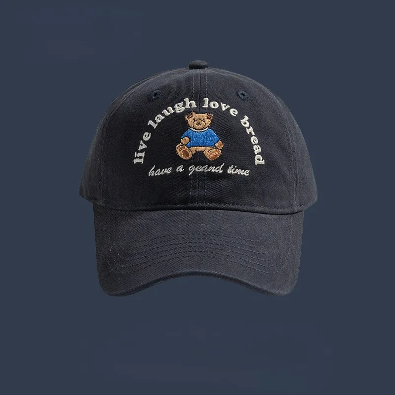 FILES Cotton Baseball Caps Unisex-3
