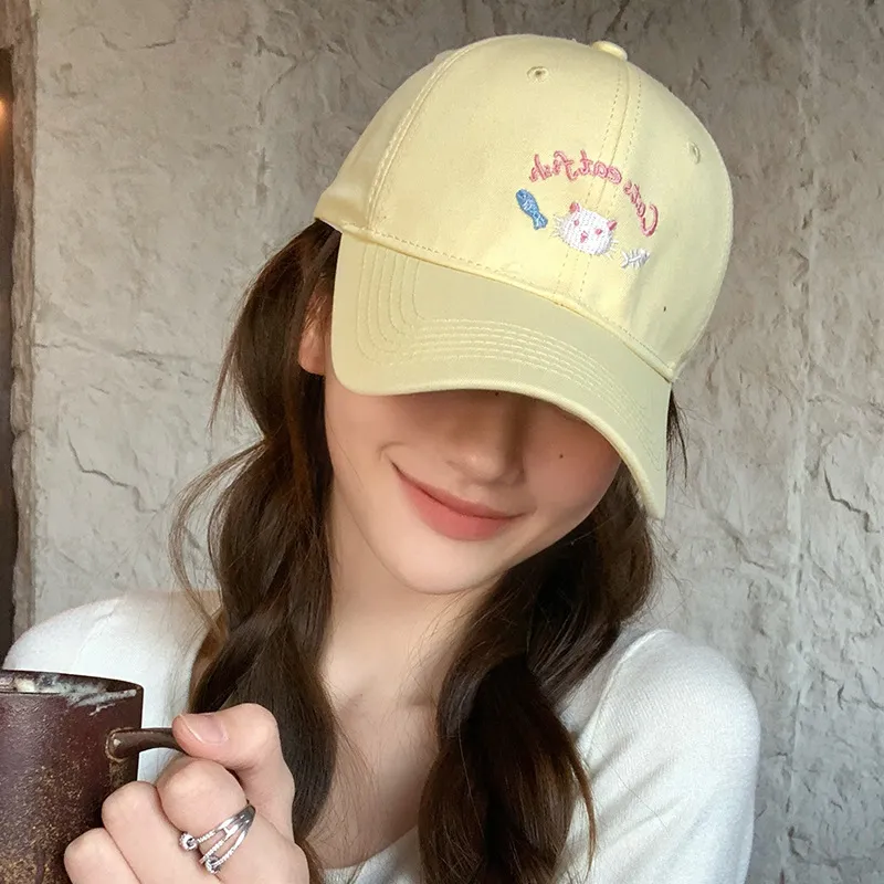 FILES Polyester Baseball Caps Women's-2