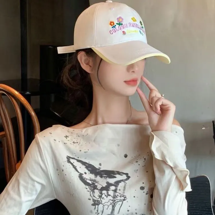 FILES Cotton Baseball Caps Unisex-1