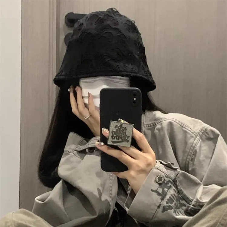 FILES Polyester Bucket Hats Unisex-1