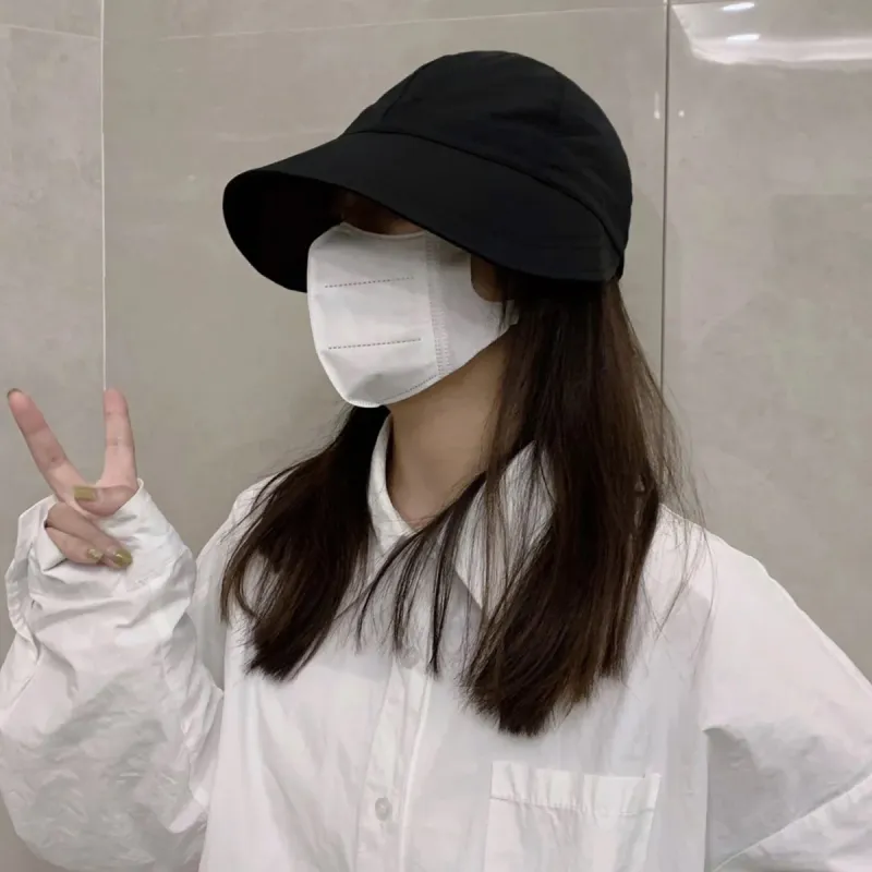 FILES Cotton Sun Protection Hats Unisex-1