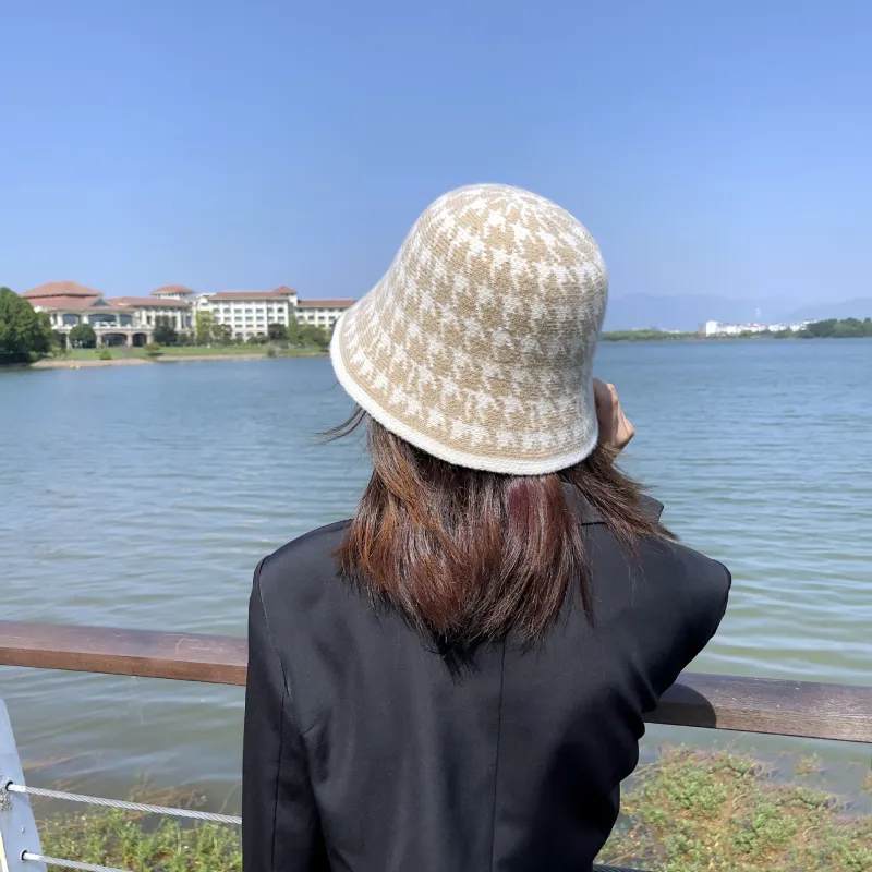 FILES Polyester Bucket Hats Women's-10