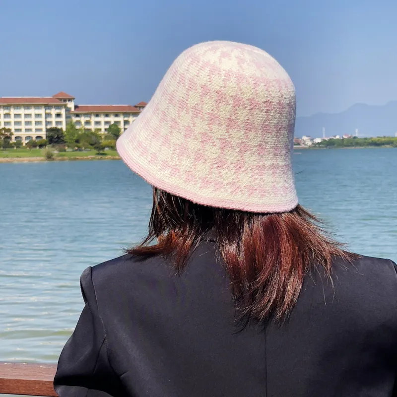 FILES Polyester Bucket Hats Women's-7