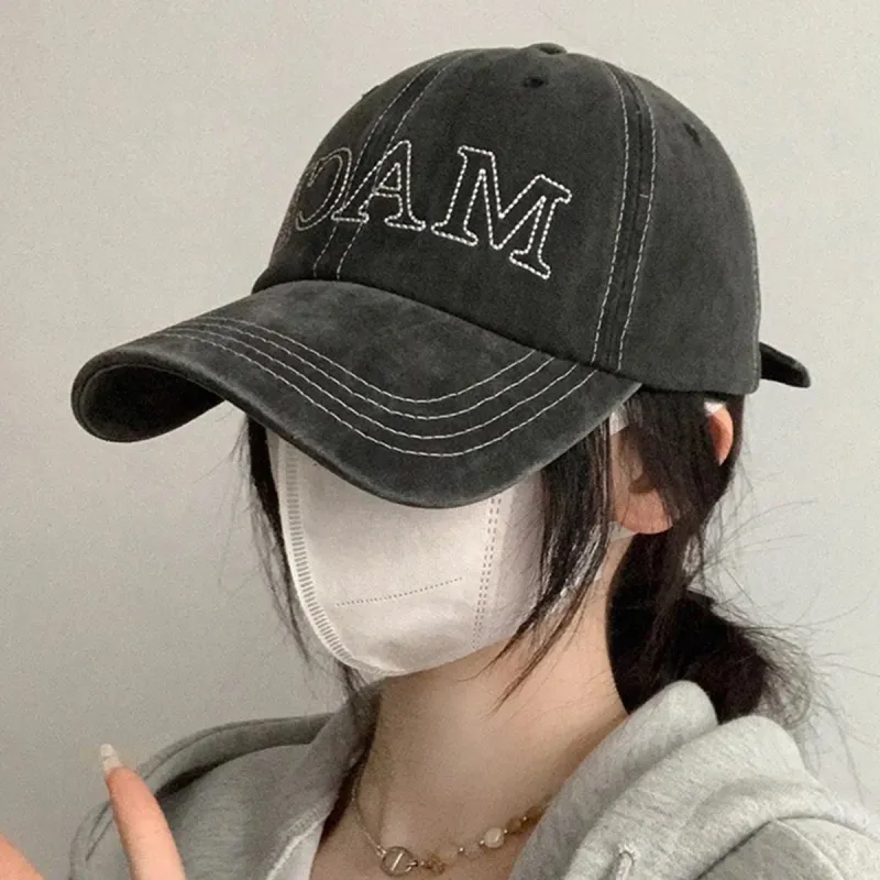 FILES Cotton Baseball Caps Unisex-5