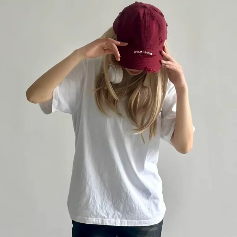 FILES Cotton Baseball Caps Unisex-14