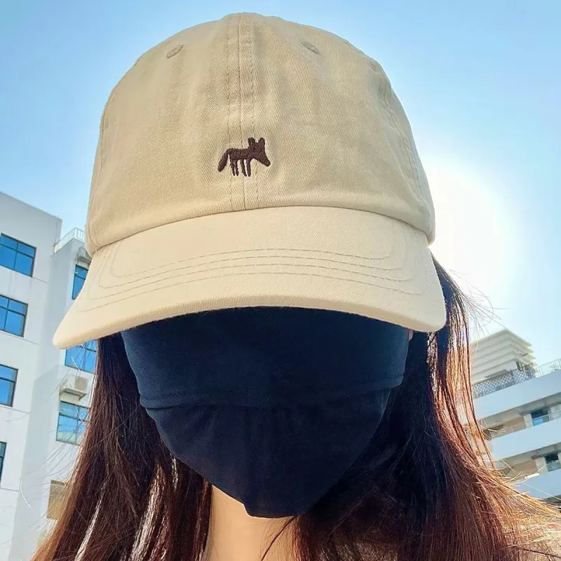 FILES Cotton Baseball Caps Unisex-5
