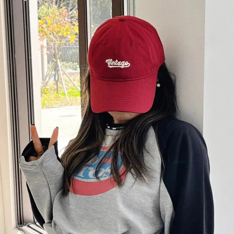 FILES Cotton Baseball Caps Unisex-11