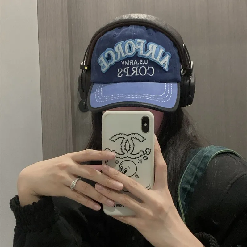 FILES Cotton Baseball Caps Unisex-5