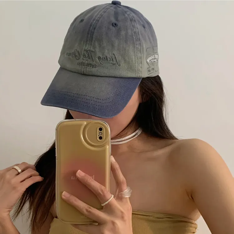 FILES Cotton Baseball Caps Unisex-4