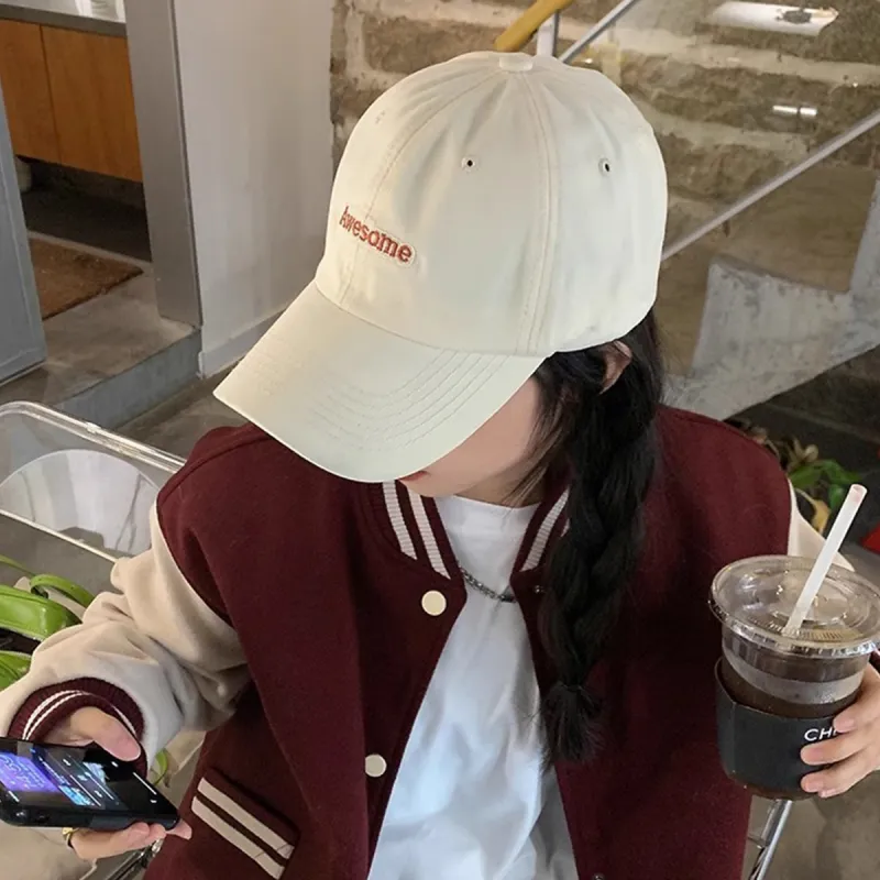 FILES Cotton Baseball Caps Unisex-11