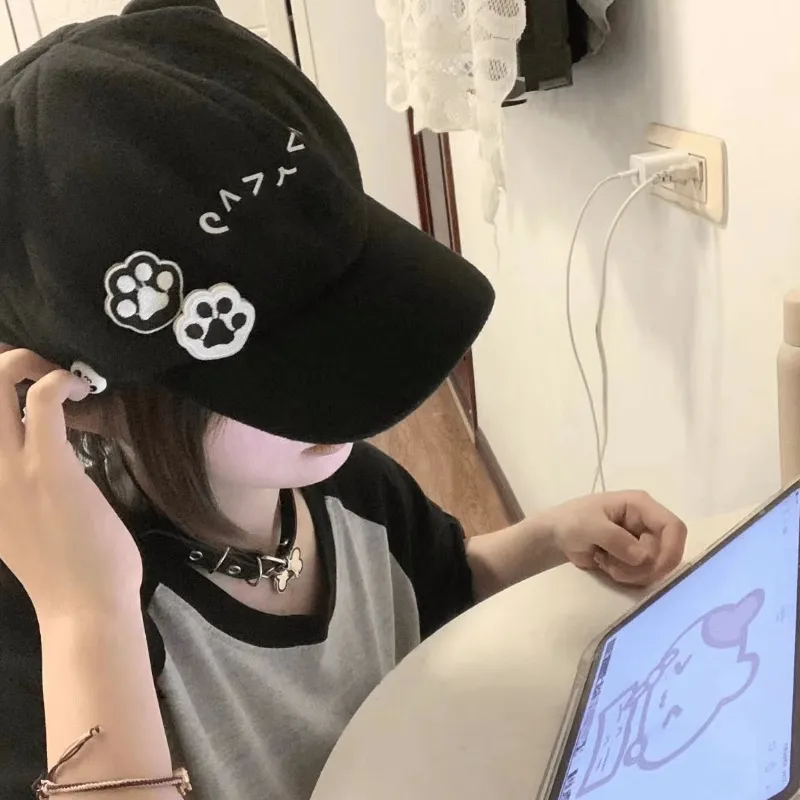 FILES Cotton Baseball Caps Unisex-1