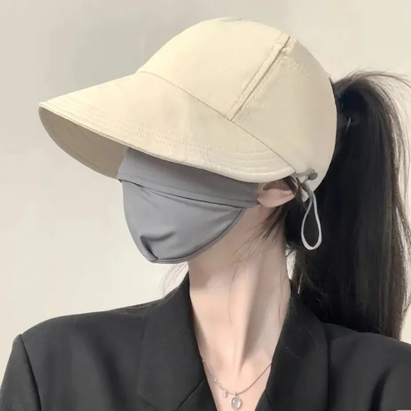 FILES Cotton Sun Protection Hats Unisex-5