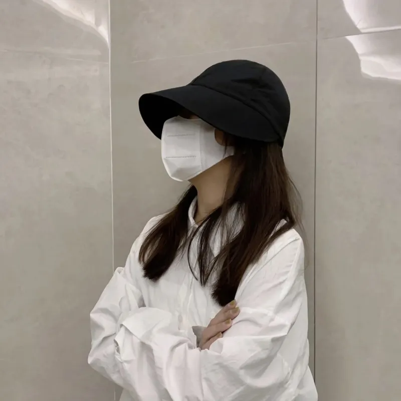 FILES Cotton Sun Protection Hats Unisex-3