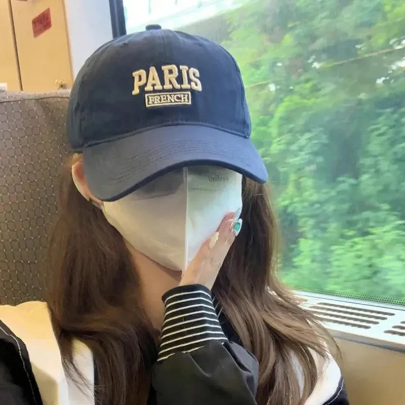 FILES Cotton Baseball Caps Unisex-1