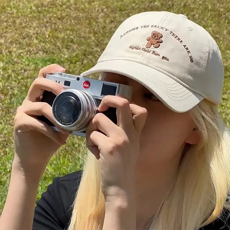 FILES Cotton Baseball Caps Unisex-1