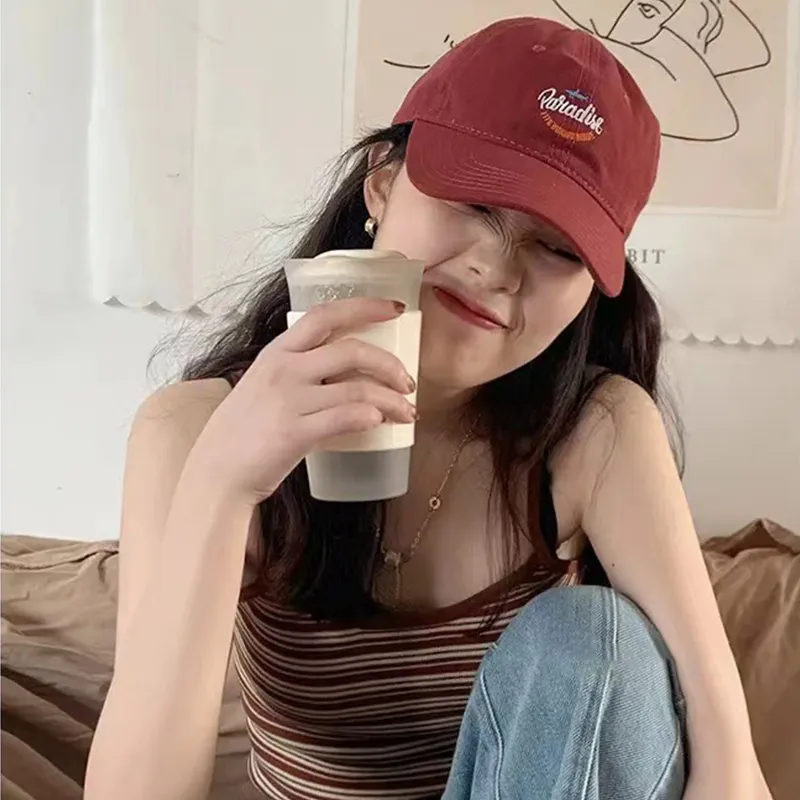 FILES Cotton Baseball Caps Unisex-3