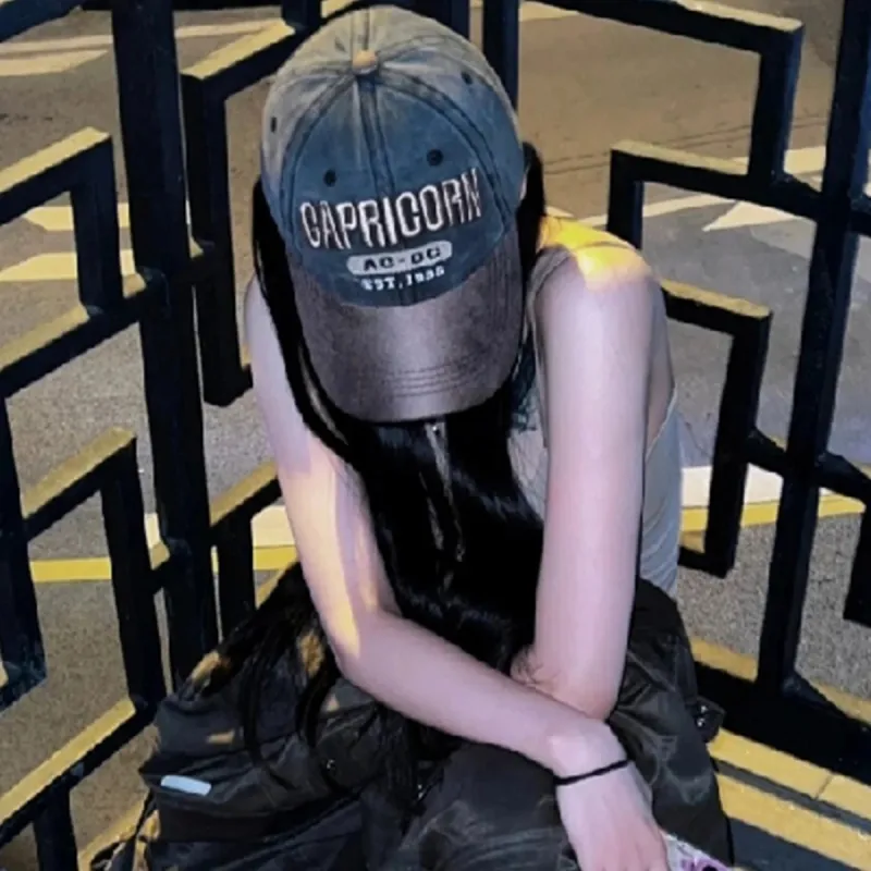 FILES Cotton Baseball Caps Unisex-4