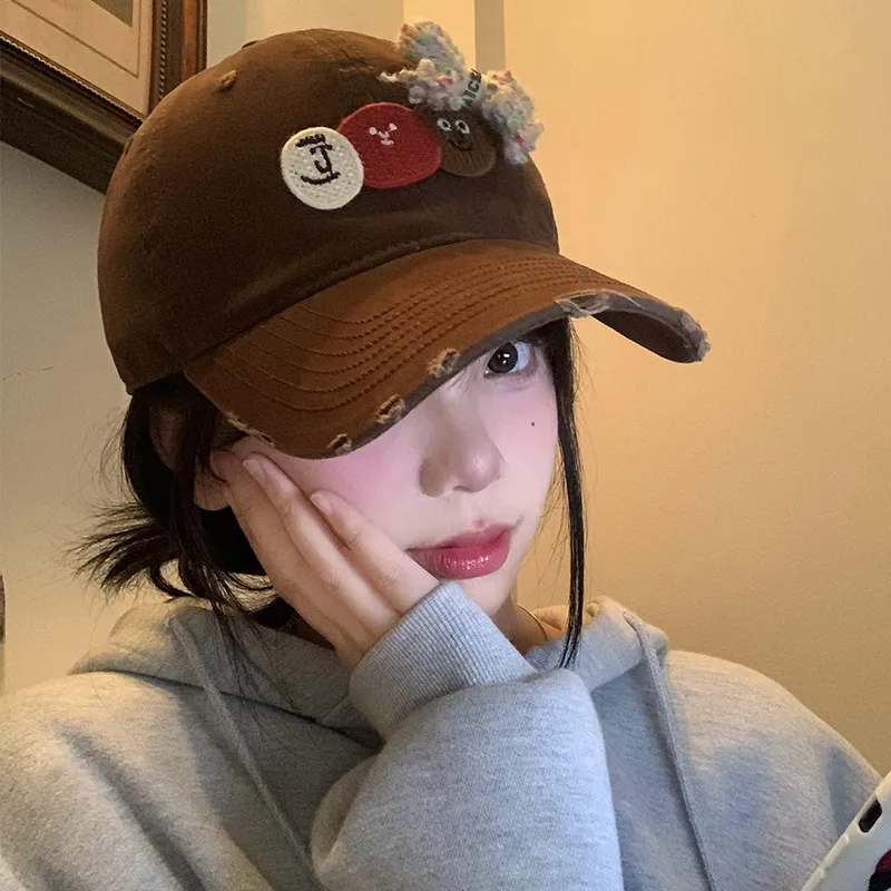FILES Cotton Baseball Caps Unisex-5