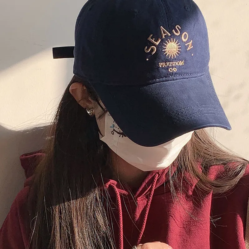 FILES Cotton Baseball Caps Unisex-4