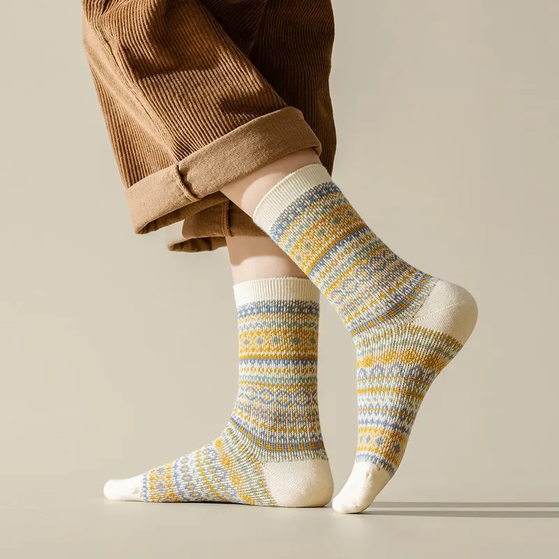 YOOKA Mid Calf Socks Unisex Combo Set-3