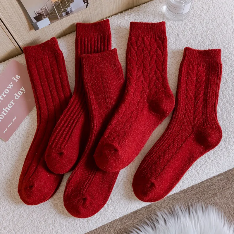 YOOKA Mid Calf Socks Unisex 5 Pack-4