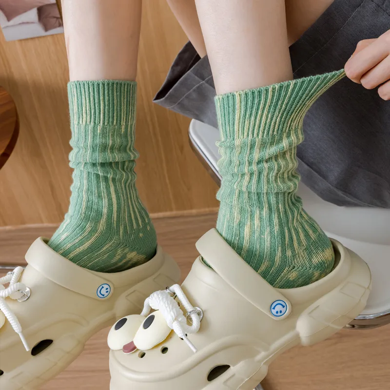 YOOKA Mid Calf Socks Unisex Combo Set Candy Color-5