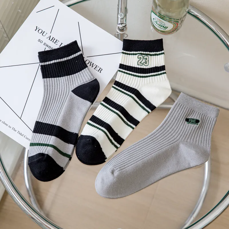 YOOKA Ankle Socks Unisex 3 Pack Combo Set-3