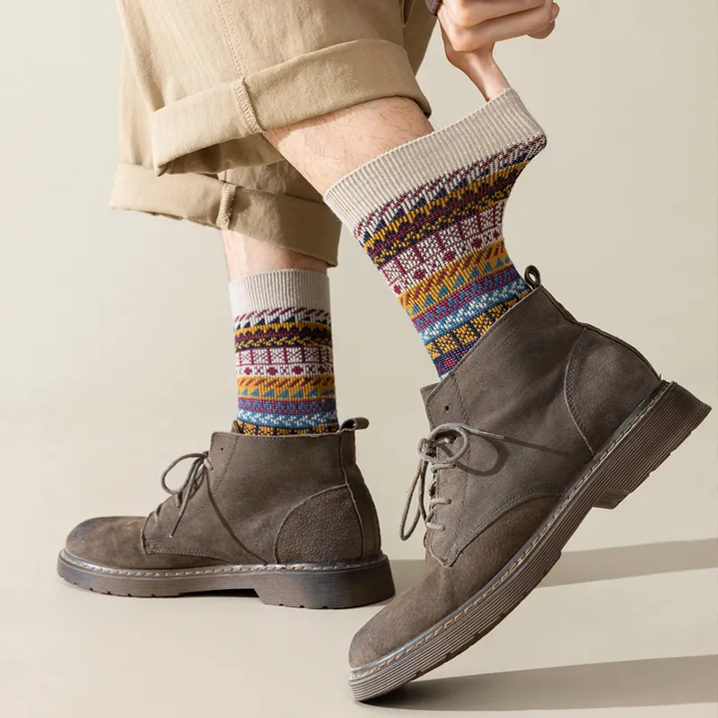 YOOKA Mid Calf Socks Unisex Combo Set-2