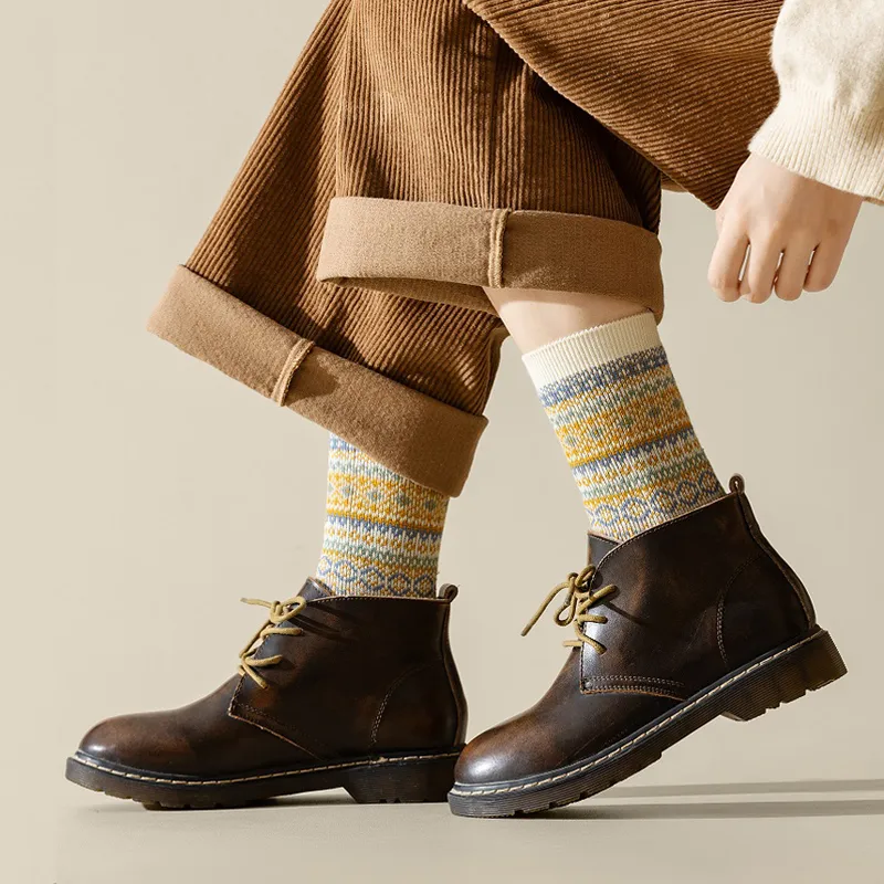 YOOKA Mid Calf Socks Unisex Combo Set-2