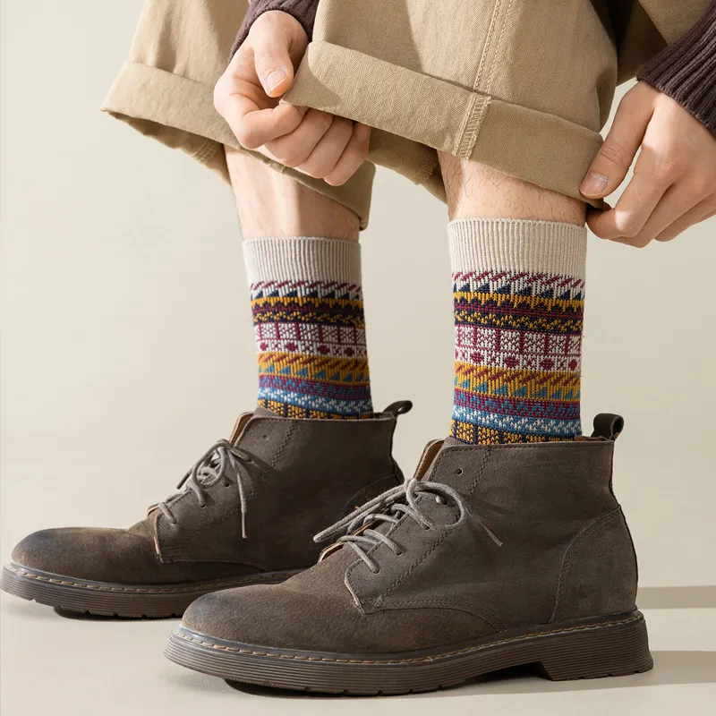YOOKA Mid Calf Socks Unisex Combo Set-1