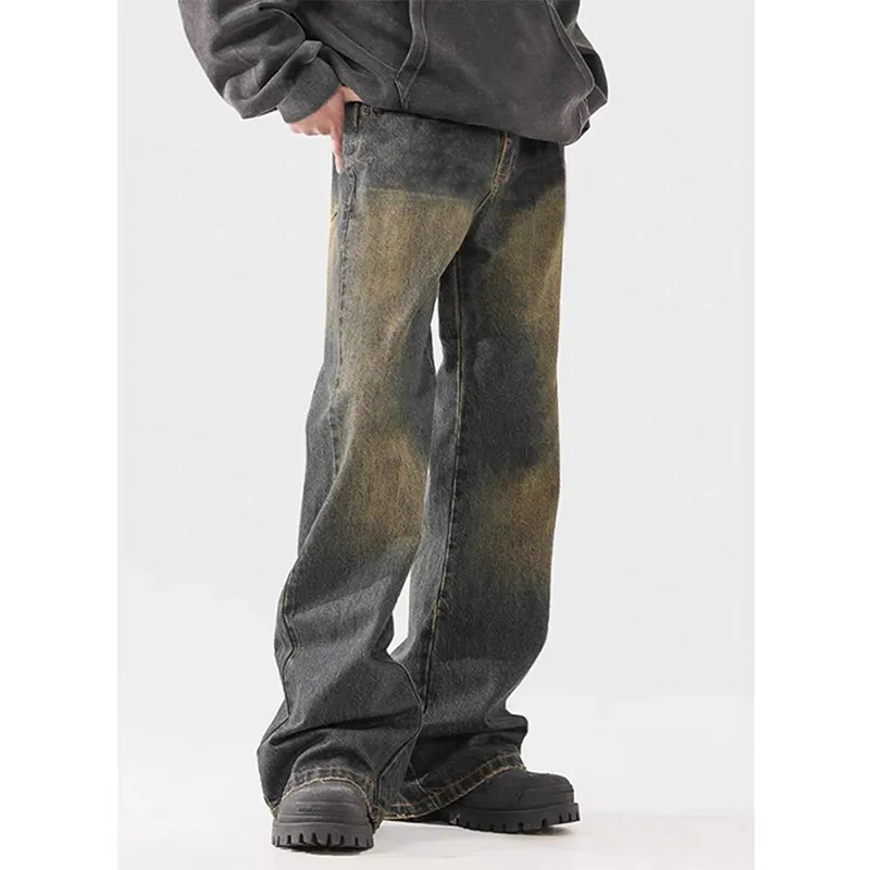 FUERZA Jeans Unisex Black Gray Color-8