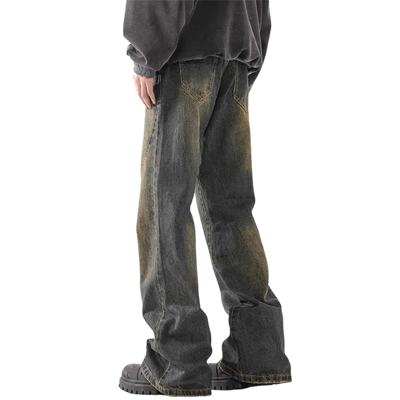 FUERZA Jeans Unisex Black Gray Color-7