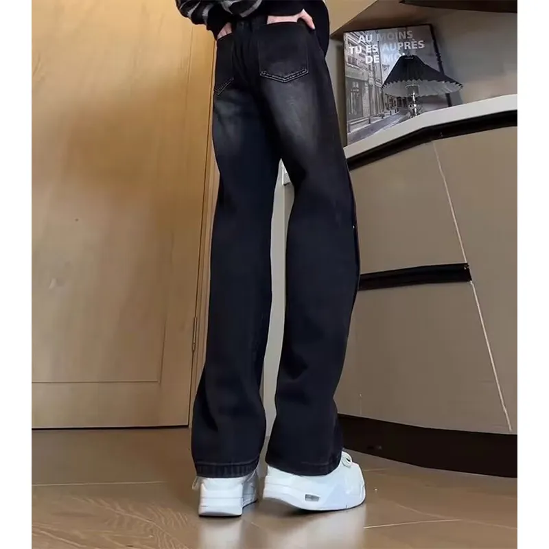 FUERZA Jeans Unisex Black Gray Color-2