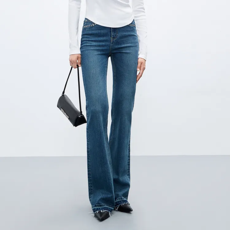 MO&CO Jeans Women's Denim Blue-3