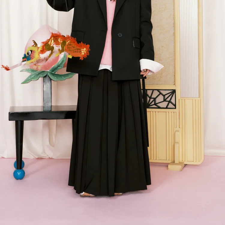 MOCO Casual Long Skirts Women's Black-2