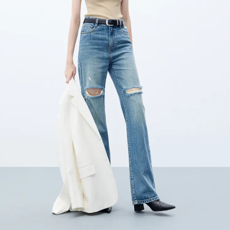 MO&CO Jeans Women's Denim Blue-4