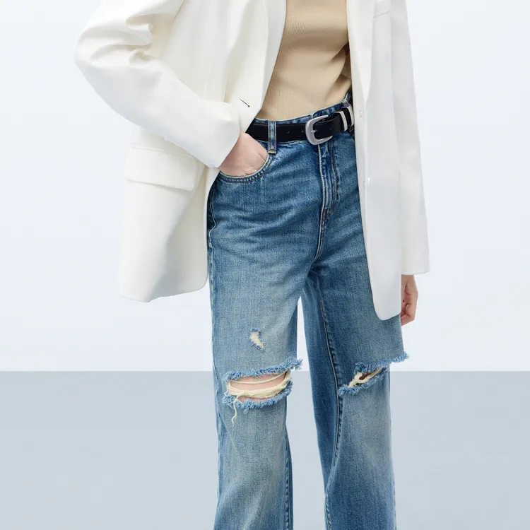 MO&CO Jeans Women's Denim Blue-5