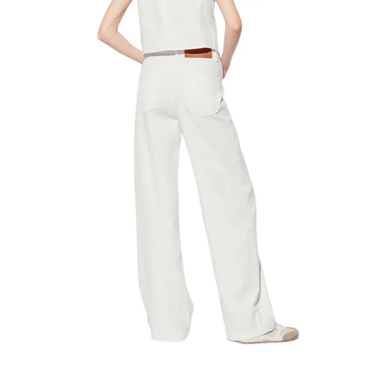 MO&CO Jeans Women's Denim White-1