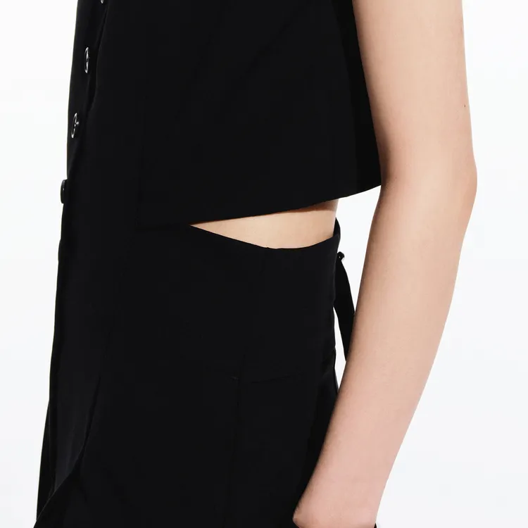 MOCO SS24 Jumpsuit Women's Black-3