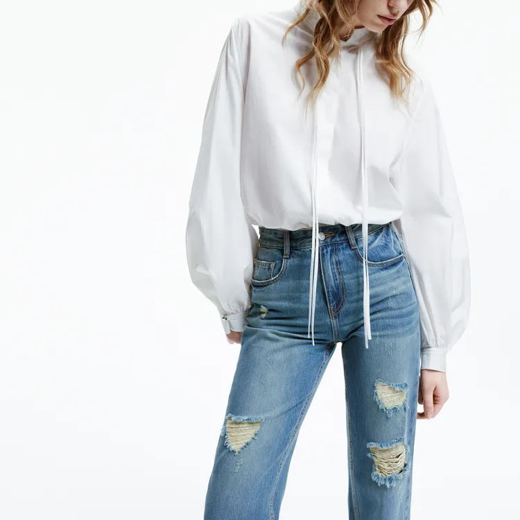 MOCO Shirt Women's Natural White-3