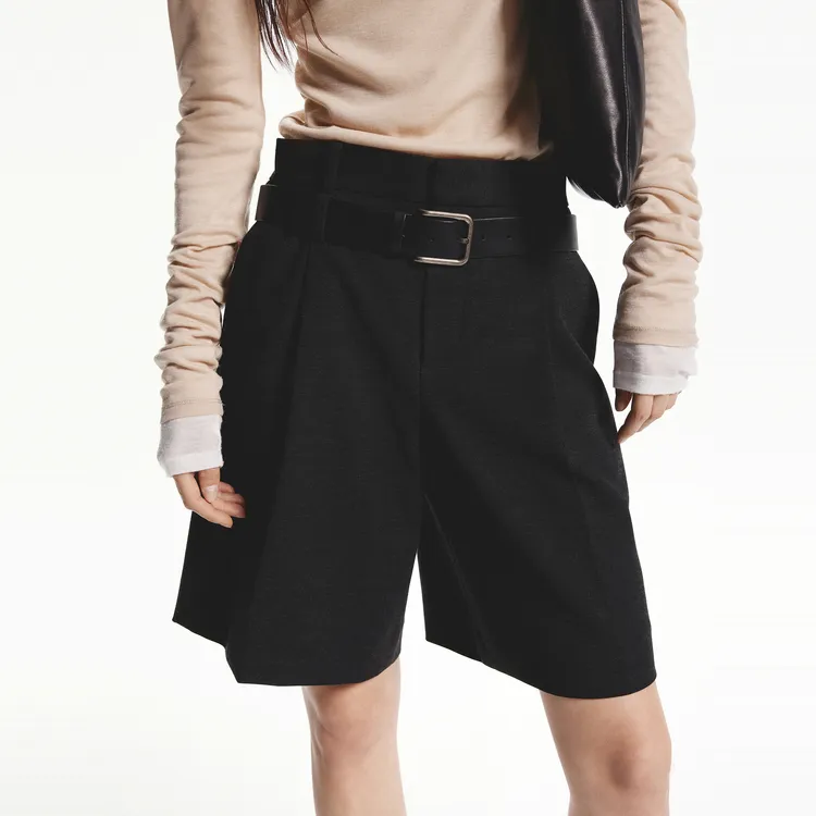 MOCO Casual Shorts Women's Dark Heather Gray-4