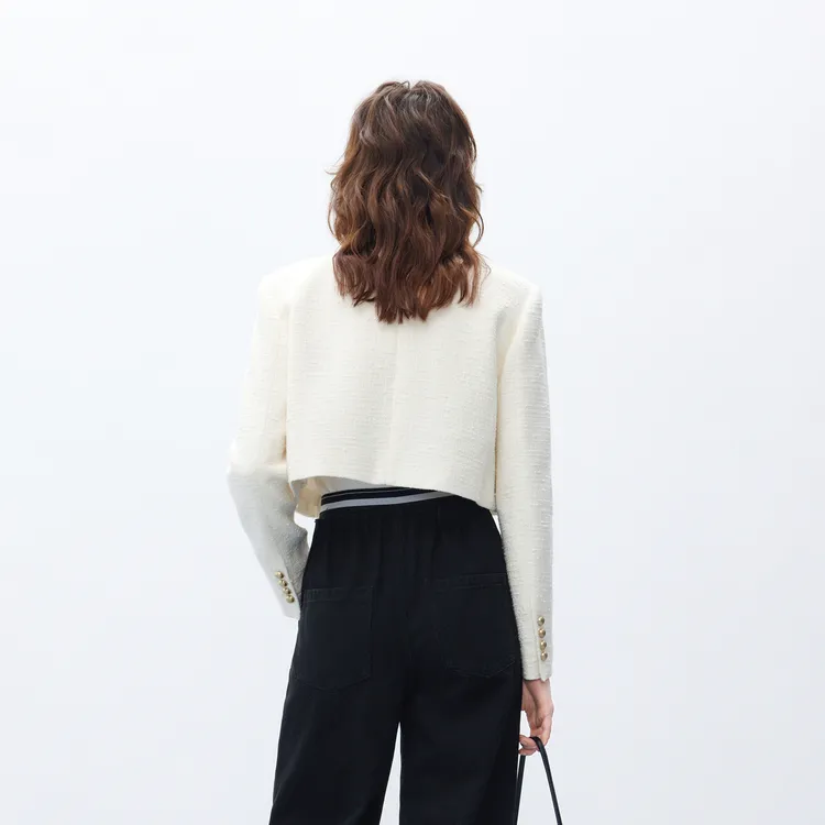 MO&CO Cropped Coats Women's-2