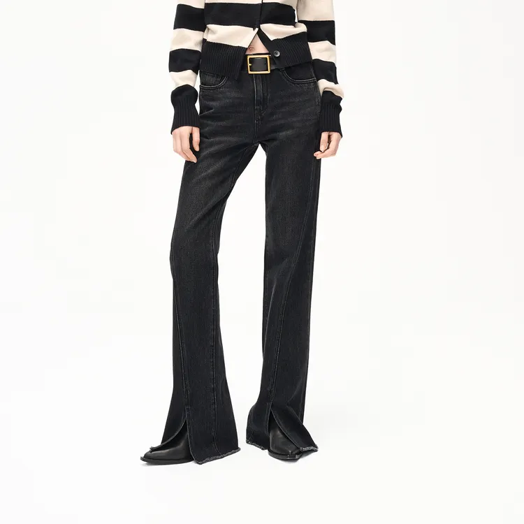 MO&CO Jeans Women's Denim Black-2