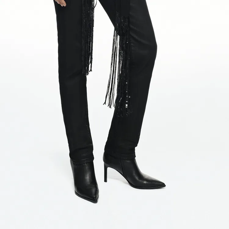 MO&CO Jeans Women's Denim Black-5