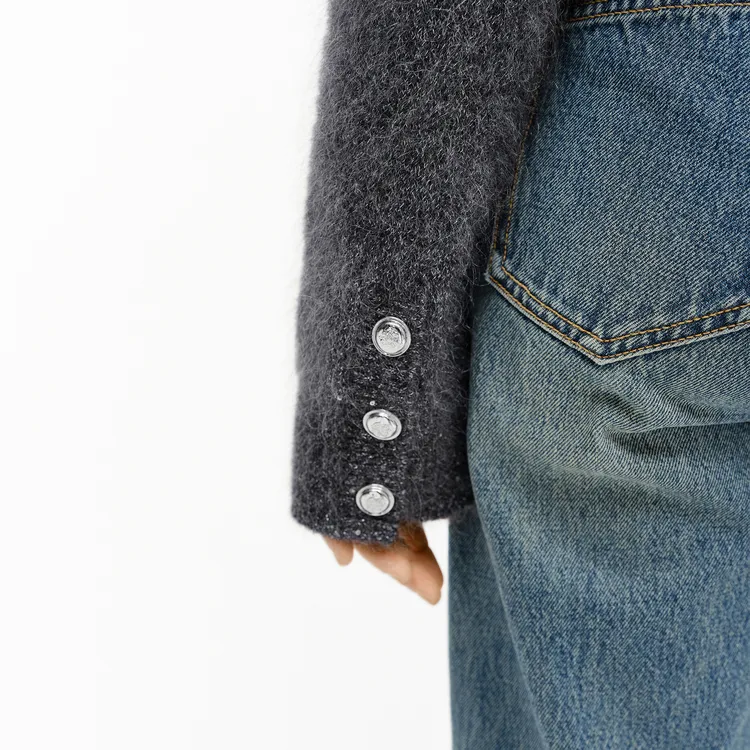 MOCO Knitwear Women's Dark Heather Gray-4