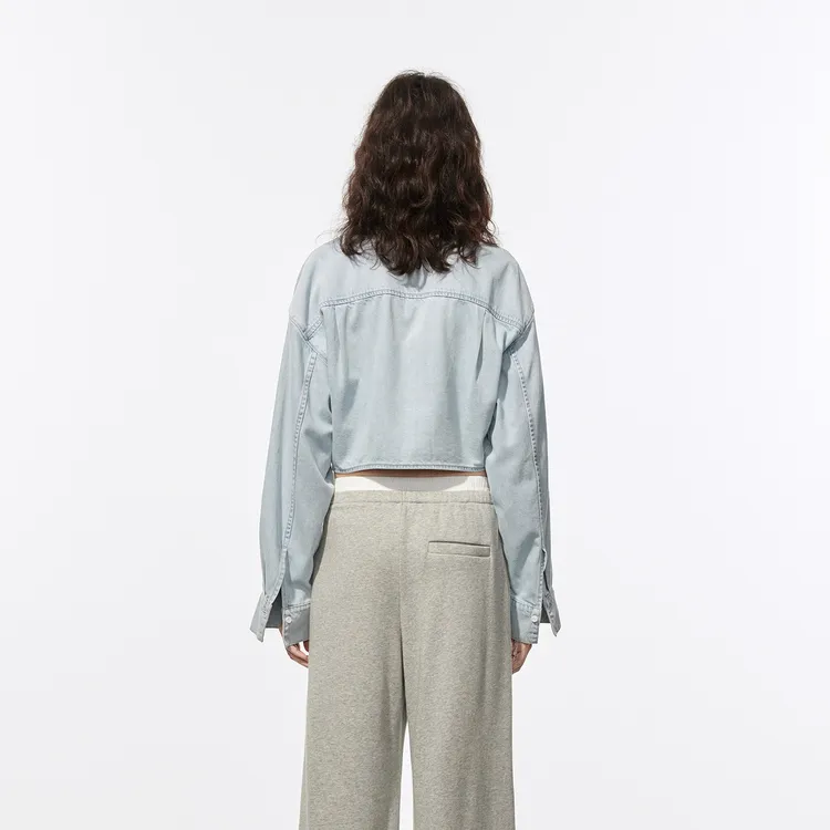 MO&CO Shirts Women's Denim Blue-2