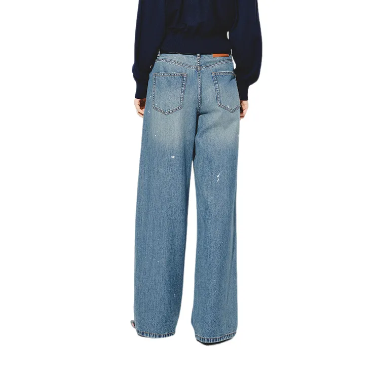 MO&CO Jeans Women's Denim Blue-1
