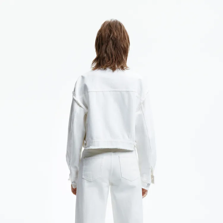 MOCO Denim Jacket Women's Denim White-2