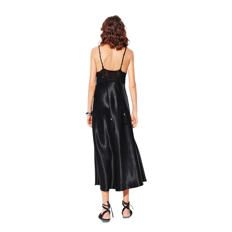 MO&CO Slip Dresses Women's Black-0