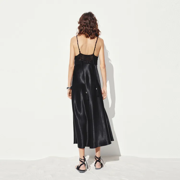 MO&CO Slip Dresses Women's Black-1